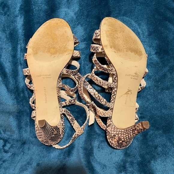 Strappy summer sandal snakeskin size 8. Rockport by adiPrene adidas! Nice shoes - Picture 10 of 16